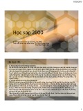 Bài giảng Học sap 2000