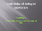 Bài giảng Giới thiệu về thống kê DEPOCEN