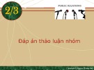 Bài giảng Đáp án thảo luận nhóm