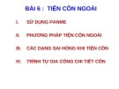 Bài giảng Thực hành tiện: Bài 6 – ĐH Sư phạm Kỹ thuật TP. HCM