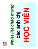 Bài giảng Kỹ năng học qua trải nghiệm