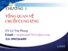 Bài giảng Quản lý chuỗi cung ứng: Chương 1 - Lê Văn Phong