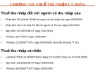 Bài giảng Thuế và hệ thống thuế tại Việt Nam: Chương 7 - Nguyễn Thu Hằng