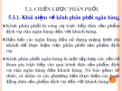 Bài giảng Chương 5.3: Chiến lược phân phối