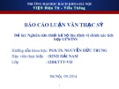 Báo cáo luận văn Thạc sỹ: Nghiên cứu thiết kế bộ thu định vị chính xác tích hợp GPS/INS