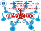 Bài thuyết trình: Giải pháp phát triển kinh tế sau khi Việt Nam gia nhập Hiệp định đối tác kinh tế chiến lược xuyên Thái Bình Dương