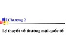 Bài giảng Kinh tế học quốc tế: Chương 2 - Nguyễn Thị Ngọc Loan