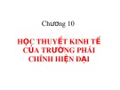 Bài giảng Lịch sử các học thuyết kinh tế: Chương 10 - TS. Nguyễn Tấn Phát