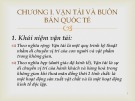 Bài giảng Vận tải và giao nhận