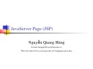 Bài giảng JavaServer Page (JSP) - Nguyễn Quang Hùng