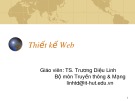 Bài giảng Thiết kế Web 1 - TS. Trương Diệu Linh