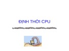 Bài giảng Định thời CPU