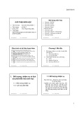 Bài giảng Hóa sinh thực phẩm 1: Chương 1 - ThS. Phạm Hồng Hiếu