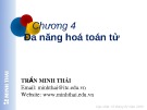 Bài giảng Lập trình hướng đối tượng: Chương 4 - Trần Minh Thái