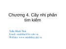 Bài giảng Cấu trúc dữ liệu và giải thuật: Chương 4 - Trần Minh Thái