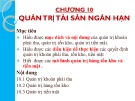 Bài giảng Tài chính doanh nghiệp: Chương 10 - Đoàn Thị Thu Trang