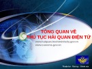 Bài giảng Tổng quan về thủ tục hải quan điện tử
