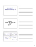 Bài giảng Nghiệp vụ ngoại thương: Chuyên đề 4 - Nghiệp vụ thanh toán quốc tế