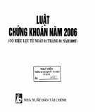 Tìm hiểu về chứng khoán 2006 (có hiệu lực từ ngày 01 tháng 01 năm 2007): Phần 1