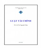 Giáo trình Luật tài chính: Phần 2