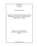 Khóa luận tốt nghiệp Đại Học: Nghiên cứu đặc điểm nguồn khách du lịch cộng đồng của công ty cổ phần đào tạo và dịch vụ Huetourist