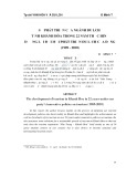 Sự phát triển của ngành du lịch tỉnh Khánh Hòa trong 22 năm thực hiện đường lối đổi mới phát triển du lịch của Đảng  (1989 - 2010)