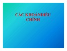 Bài giảng Trị giá hải quan: Bài 3 - Các khoản điều chỉnh