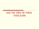 Bài giảng Giá trị tiền tệ theo thời gian