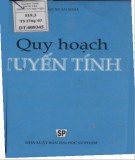 Giáo trình Quy hoạch tuyến tính: Phần 1