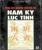 Tổng kết nghiên cứu địa bạ - Nam Kỳ Lục Tỉnh: Phần 1