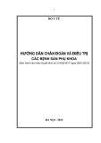 Hướng dẫn chẩn đoán và điều trị các bệnh sản phụ khoa