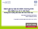 Đánh giá dự báo tài chính chương trình bảo hiểm hưu trí ở Việt Nam - Những ảnh hưởng đến biến đổi nhân khẩu học