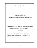 Đề tài nghiên cứu khoa học: Nghiên cứu lên men tỏi đen từ tỏi trắng xã Quảng Hòa - Quảng Trạch