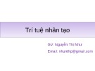 Bài giảng Trí tuệ nhân tạo: Chương 3 - Nguyễn Thị Như