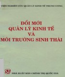 Môi trường sinh thái và đổi mới quản lý kinh tế: Phần 2