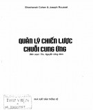 Kế hoạch Quản lý chiến lược chuỗi cung ứng: Phần 1