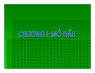 Bài giảng Xây dựng cầu - Chương 1: Mở đầu