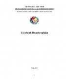 Giáo trình Tài chính doanh nghiệp (Giáo trình đào tạo từ xa): Phần 1