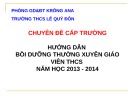 Bài giảng Hướng dẫn bồi dưỡng thường xuyên giáo viên THCS năm học 2013-2014: Mô dun 19 - Dạy học với công nghệ thông tin
