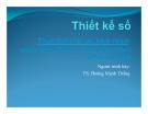 Bài giảng Thiết kế số: Chương 3 (Phần 3) - TS. Hoàng Mạnh Thắng (ĐH Bách khoa Hà Nội)