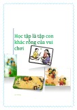 Toán học - Học tập là tập con khác rỗng của vui chơi