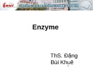 Bài giảng Phụ gia thực phẩm: Enzyme - ThS. Đặng Bùi Khuê