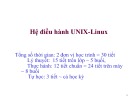 Bài giảng Hệ điều hành UNIX-Linux: Giới thiệu môn học - Nguyễn Trí Thành