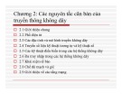 Bài giảng Mạng không dây và di động - Chương 2: Các nguyên tắc căn bản của truyền thông không dây