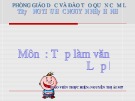 Bài giảng Tập làm văn: Lớp 5 - Cấu tạo của bài văn tả người