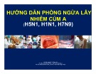 Bài giảng Hướng dẫn phòng ngừa lây nhiễm cúm A (H5N1, H1N1, H7N9) -  BS.CKII Nguyễn Thị Thanh Hà