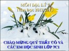 Bài giảng Địa lý 7: Hoạt động kinh tế của con người ở đới lạnh