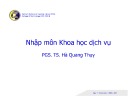 Bài giảng Nhập môn Khoa học dịch vụ