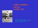 Bài giảng Chấn thương trong quần vợt