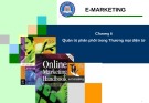 Bài giảng E-marketing: Chương 8 - Quản trị phân phối trong thương mại điện tử